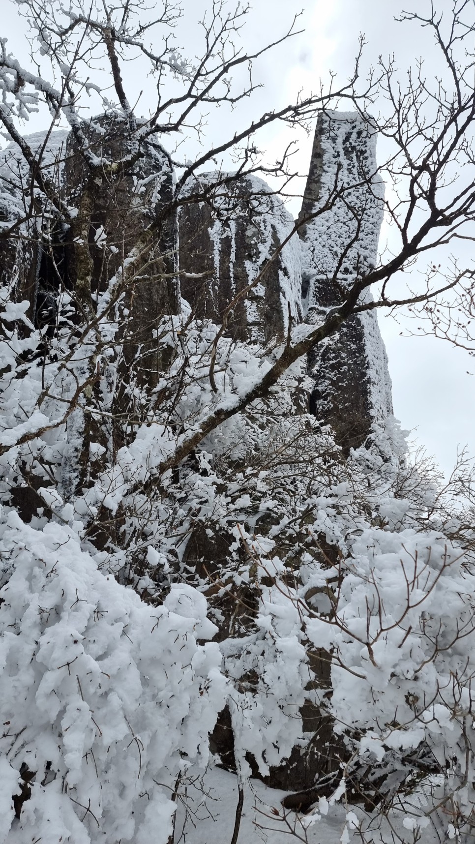 무등산 등산, 겨울 눈꽃 산행 (원효사 원점회귀 코스)