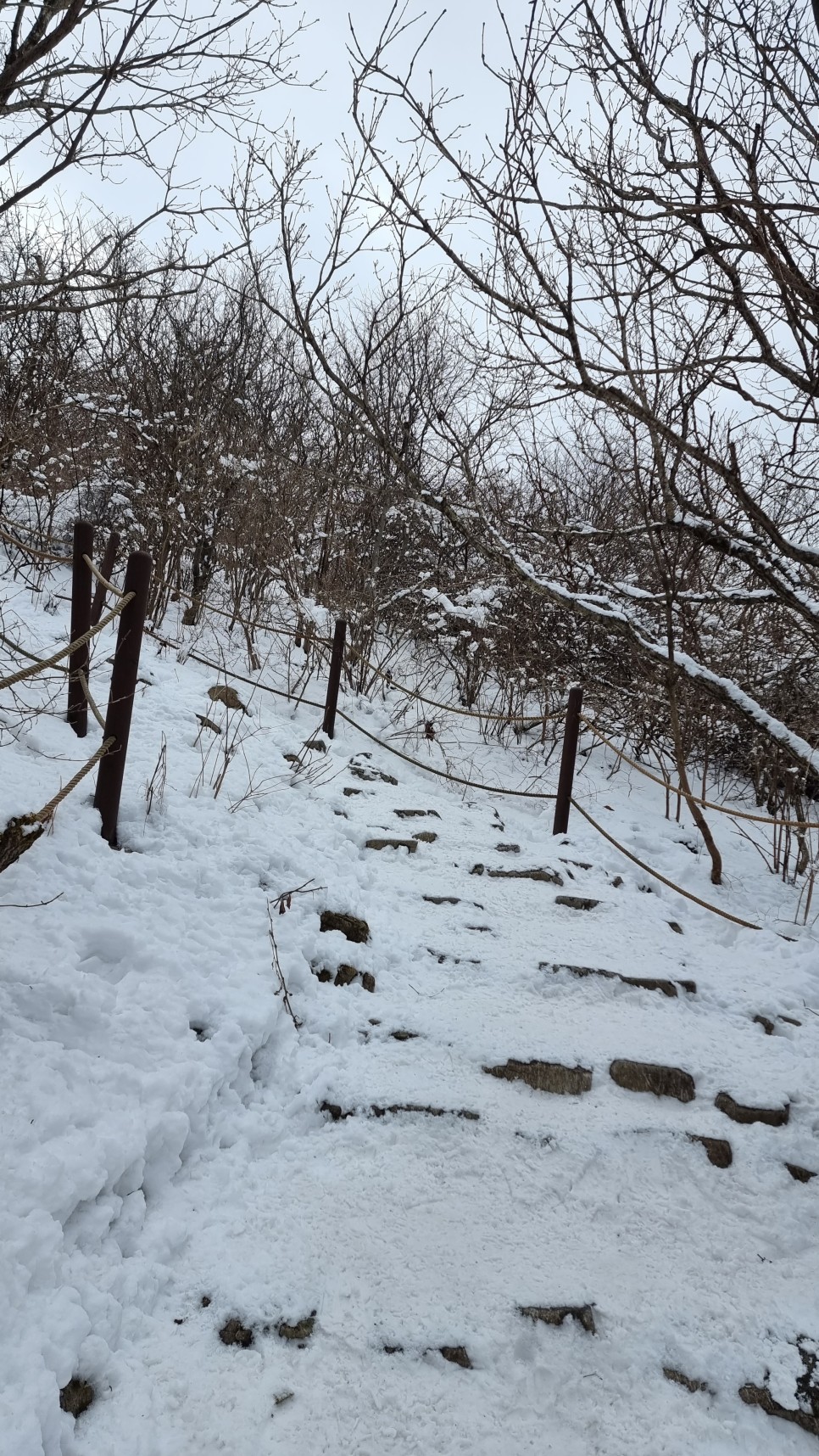 무등산 등산, 겨울 눈꽃 산행 (원효사 원점회귀 코스)