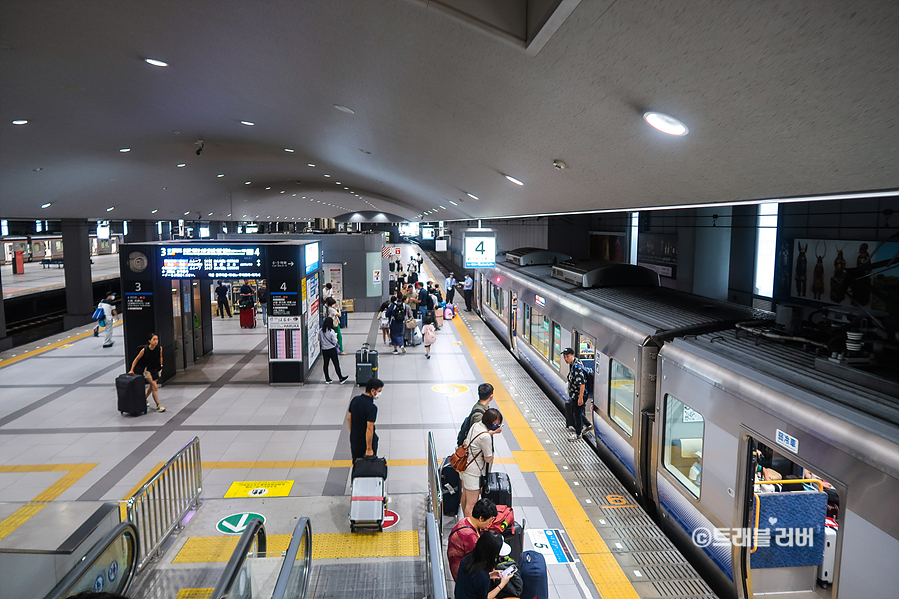 오사카 교토 여행 간사이공항에서 교토 이동 하루카 열차 예약 시간표