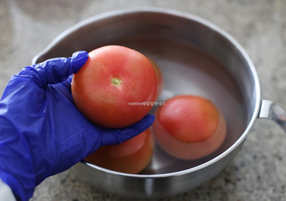 아침 토마토주스 만들기 토마토쥬스 만드는 법 올리브유 소금
