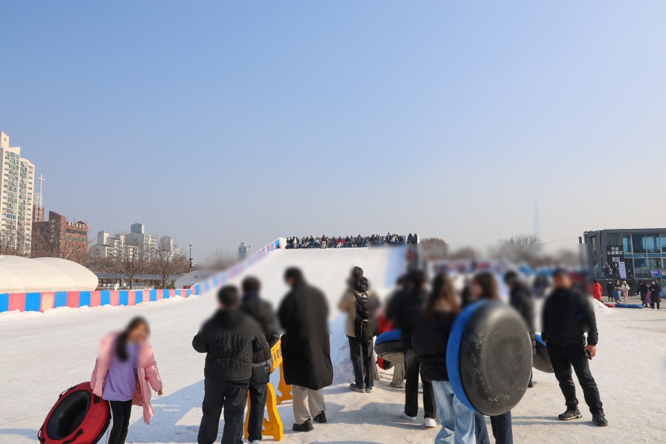 서울 눈썰매장 추천 겨울에 가볼만한곳 뚝섬 한강공원 눈썰매장