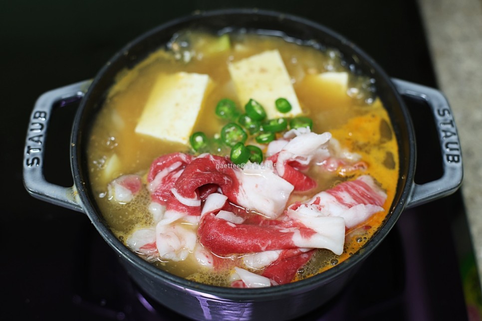 편스토랑 류수영 평생 된장찌개 레시피 차돌박이 된장찌개 맛있게 끓이는 법