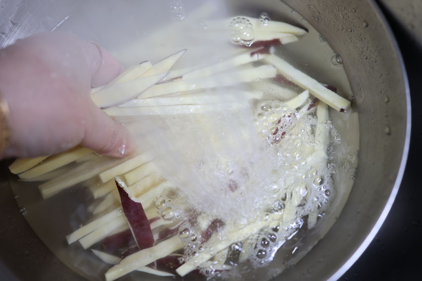 고구마 에어프라이어 고구마스틱 만들기 튀김요리 고구마 간식 레시피