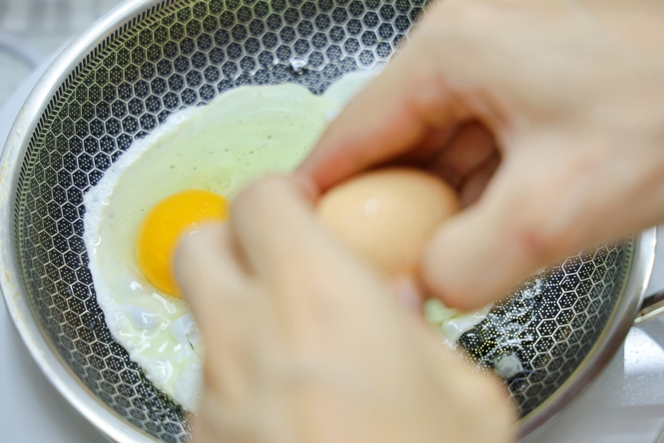 간단한 계란요리 들기름 계란후라이 반숙 달걀부침