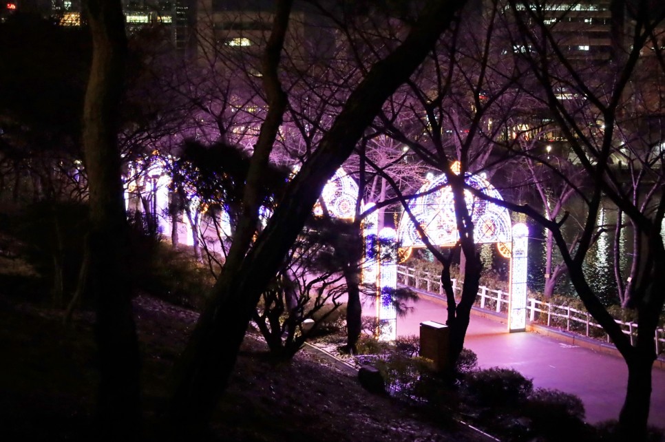 겨울 서울 데이트 가볼만한곳 잠실 석촌호수 루미나리에 서울축제