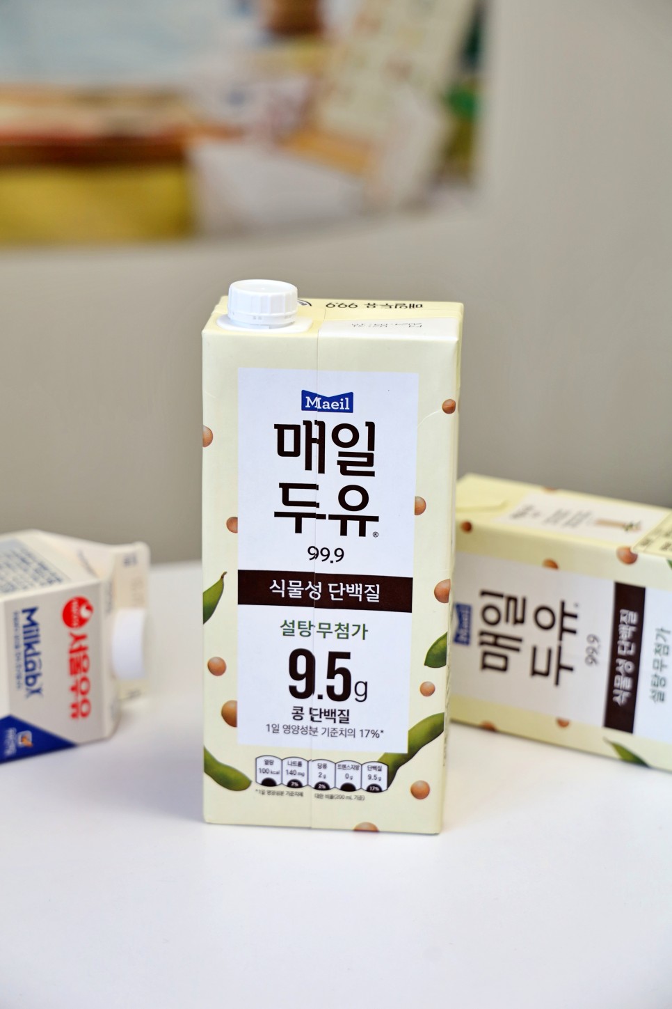단백질음료 무가당두유 좀 더 든든한 고단백두유 내돈내산 매일두유