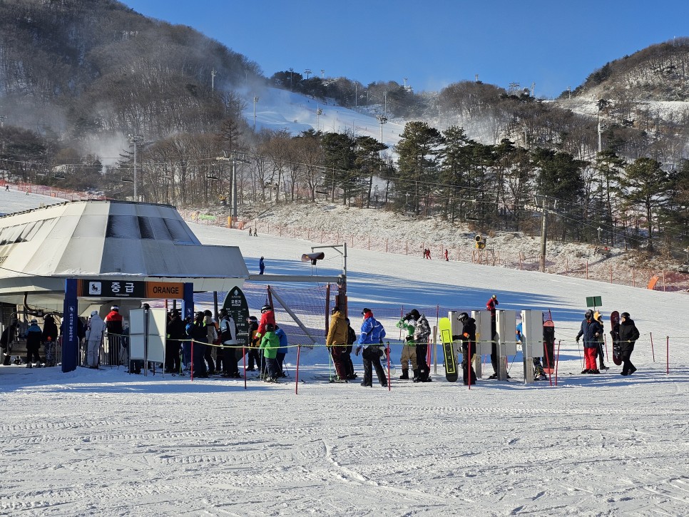 지산 리조트 스키장 어린이 스키강습 브라더스