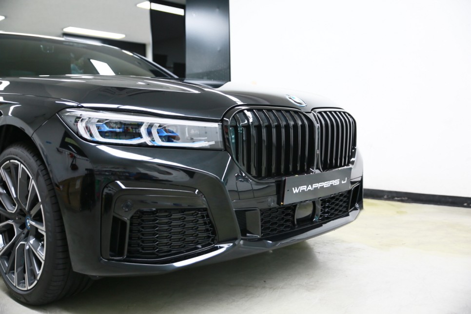 서울 BMW 745e 크롬죽이기 크롬딜리트 완벽하네요.