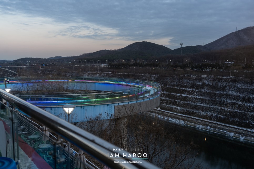 서울근교 해돋이 명소 가볼만한곳 아라마루 휴게소 전망대 야경