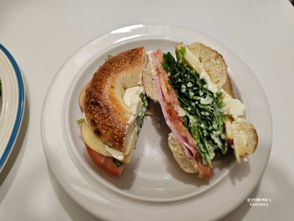 분당 러셀브런치 메뉴 채소 치즈오믈렛 리코타치즈 샌드위치