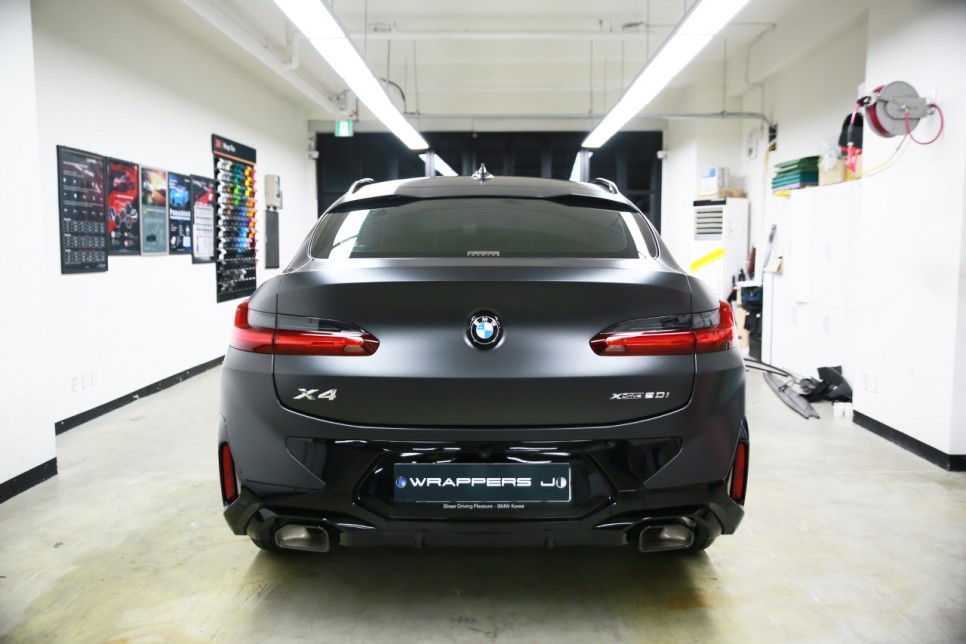 BMW X4 PPF 전체PPF 작업인 무광PPF 시공후기