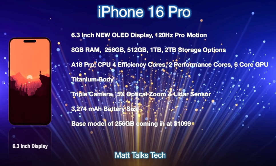 아이폰16 프로 출시일 디자인 스펙, 가격 지금까지 공개된 내용 정리