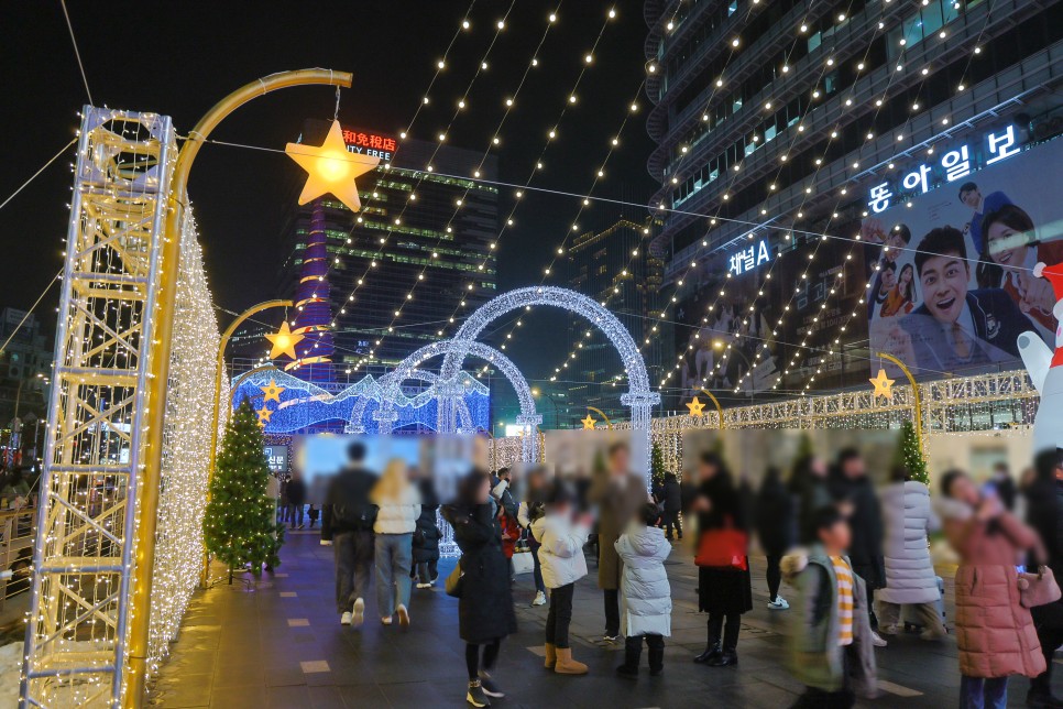 청계천 빛초롱축제 겨울 서울 야경 명소