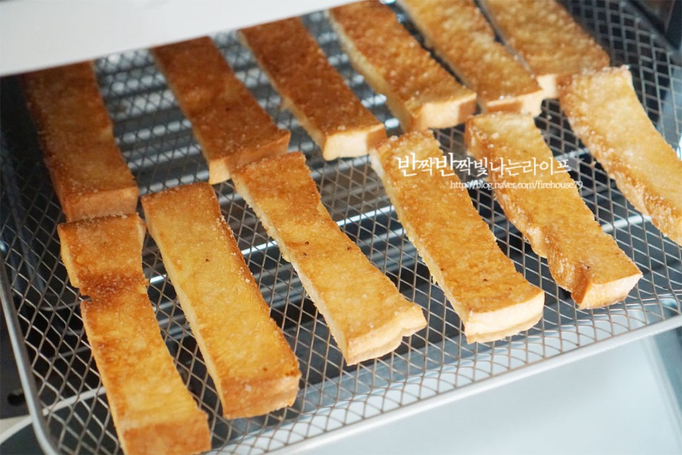 식빵 러스크 만들기 에어프라이어 식빵러스크 간단한 식빵요리