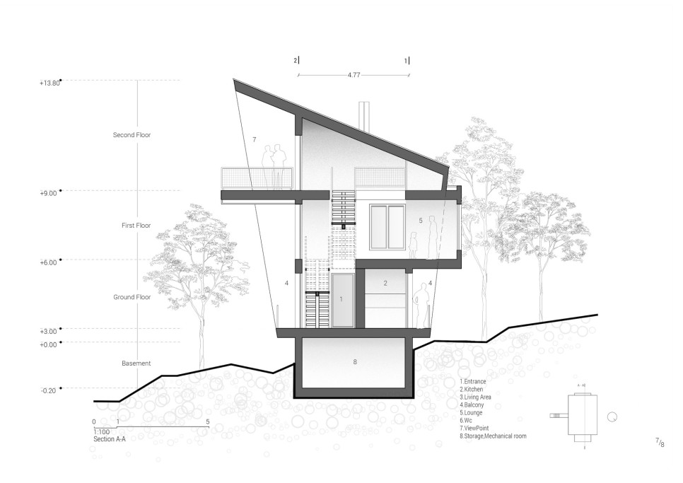 동심으로 그렸던 상상 속의 집을 현실화한 전원주택, Abra Garden House by White Cube Atelier
