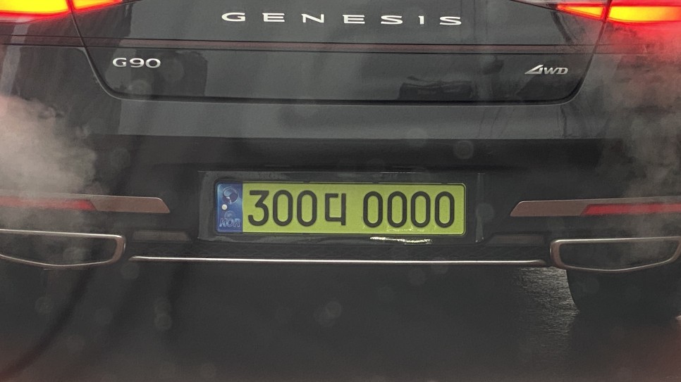 알록 달록 자동차 번호판의 세계, 연두색 번호판은 뭐지?