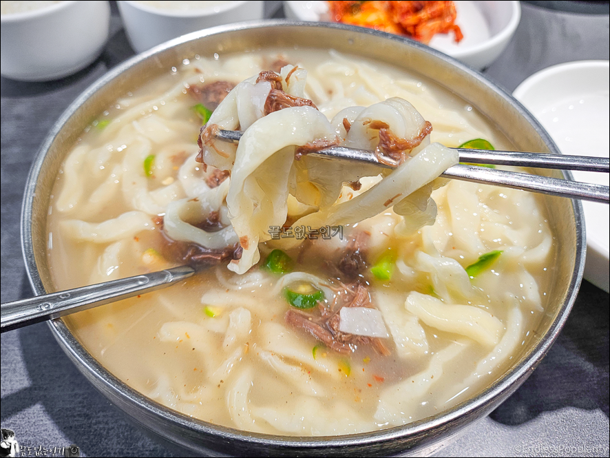 의정부 칼국수 맛집 국시집 밀가마 사골칼국수