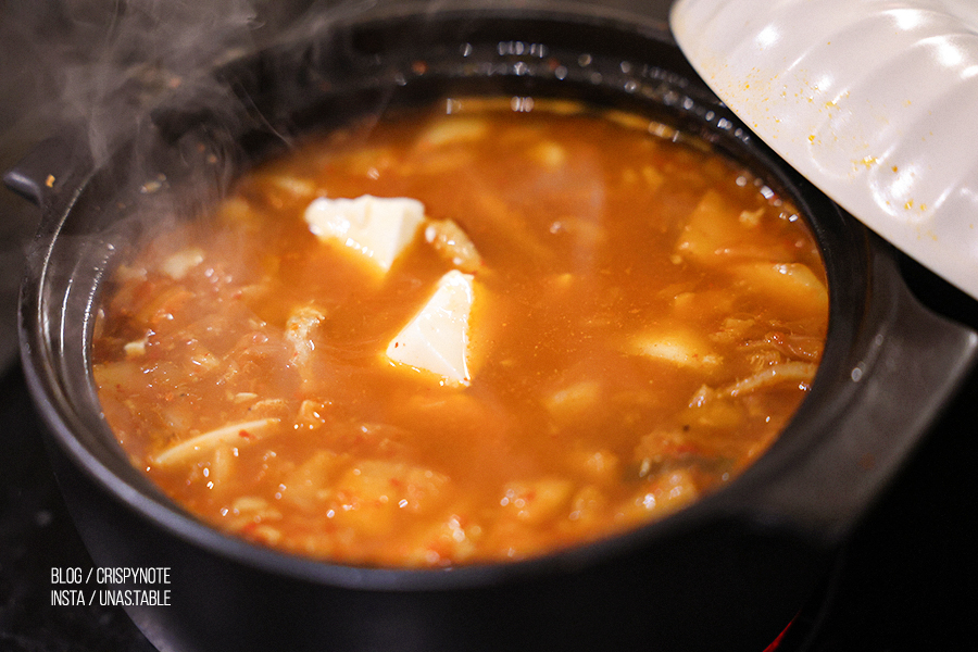 연두부 김치찌개 맛있게 끓이는 법