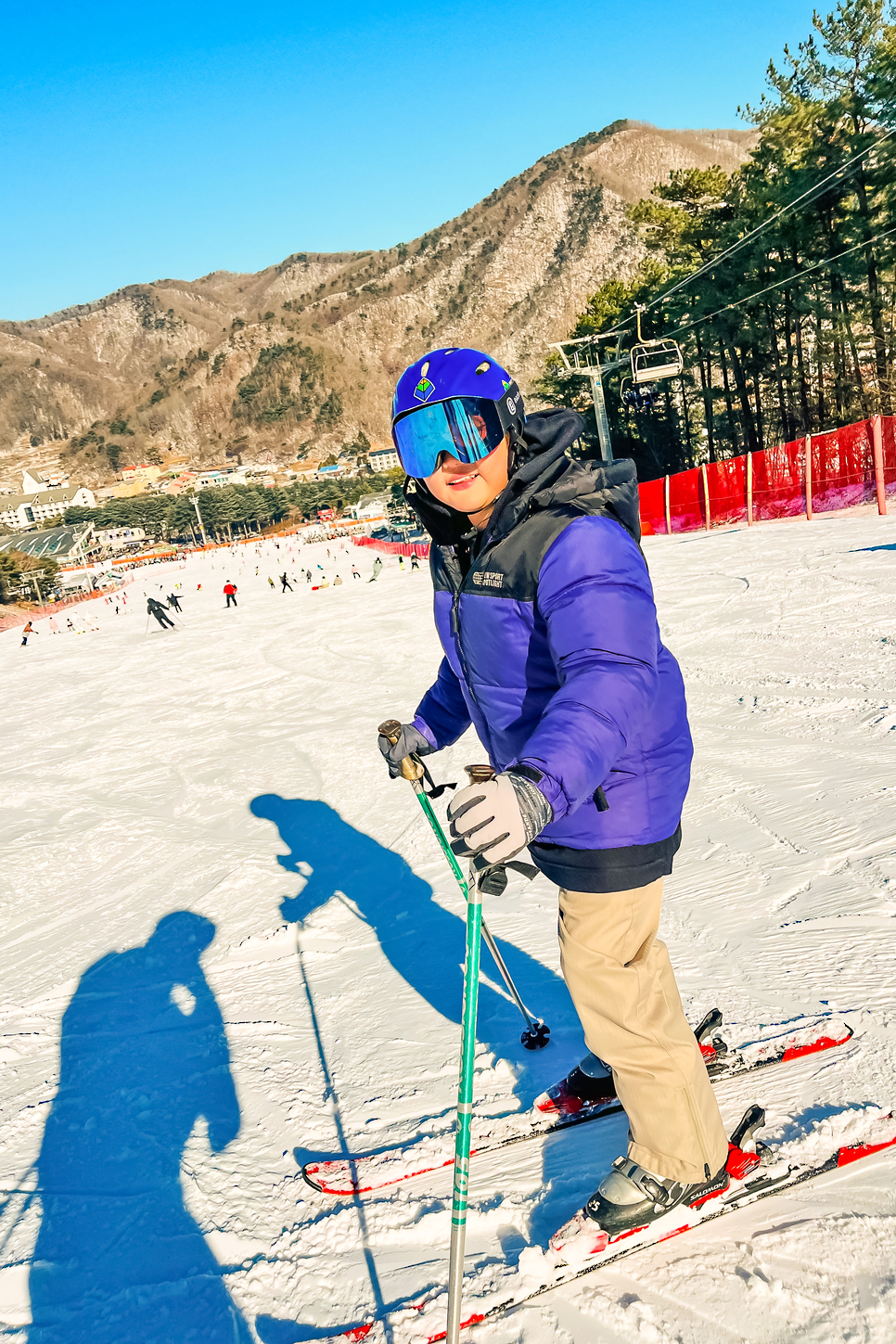 지산 어린이 스키강습 지산리조트 스키장 그레이 스키 레슨 후기