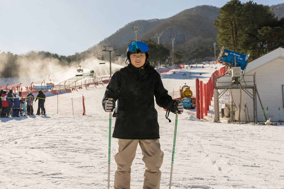 지산 어린이 스키강습 지산리조트 스키장 그레이 스키 레슨 후기