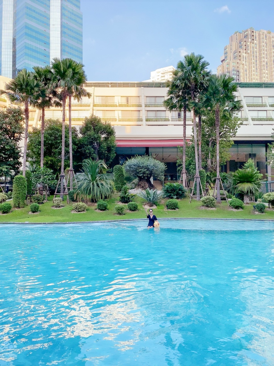 방콕여행 방콕호텔 추천 모벤픽 BDMS 웰니스 리조트 조식 수영장