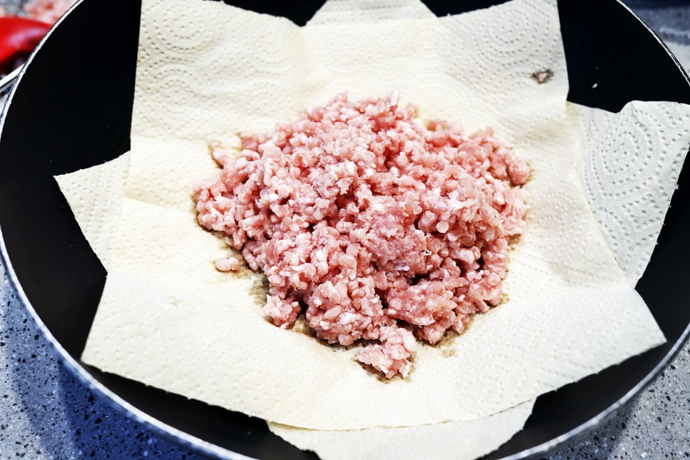 돼지고기 소보로 만들기 덮밥 떡국고명 비빔밥 볶음밥 만능 다짐육 요리