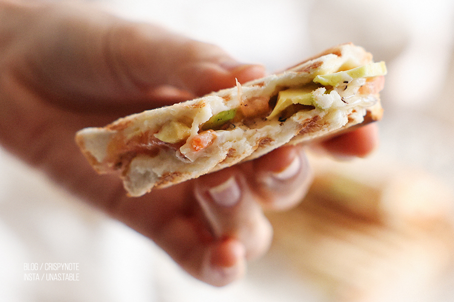 아보카도 치즈 파니니 샌드위치 만들기 간단 아침식사메뉴