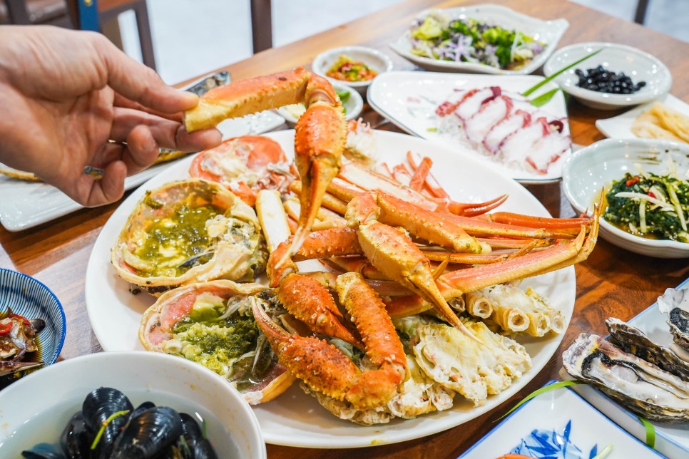 속초 대게 대포항 수산시장 말고 속초맛집 여시초 킹크랩 독도새우