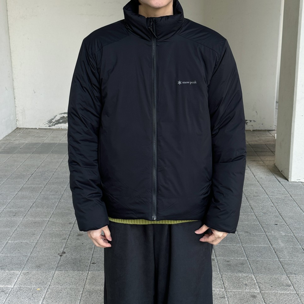 스노우피크 어패럴 경량 다운자켓 남성 겨울패딩 초발수 가공으로 제작