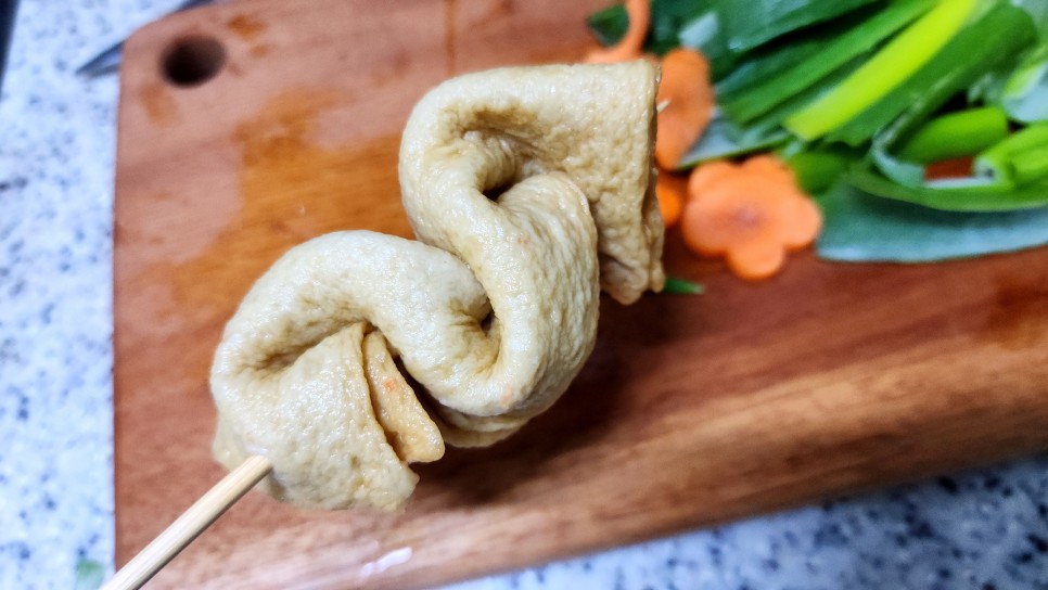 꼬치 어묵탕 레시피 오뎅탕 끓이는법 간단한 야식메뉴 추천 사각 어묵요리