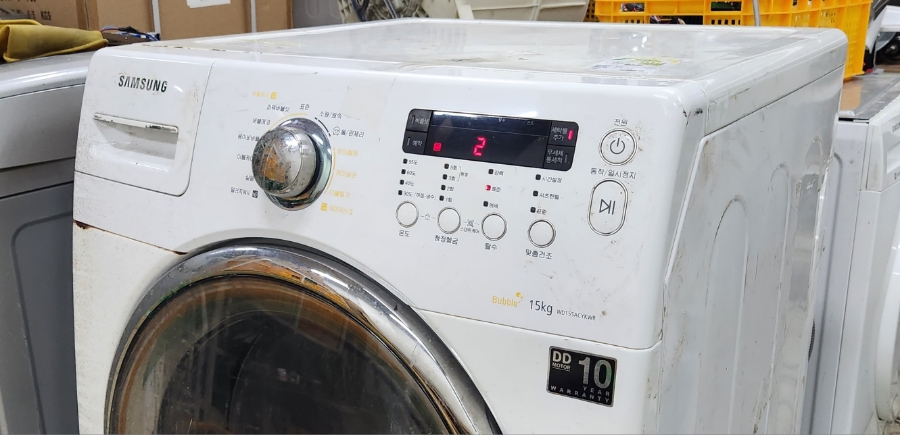 삼성드럼세탁기 WD155ACYKWR 전원이 안들어오는 고장이 발생할때, 출장수리(서울,경기,인천) 또는 필요부품(메인보드,PCB)만 공급받아 셀프수리하는 방법 알려드립니다.