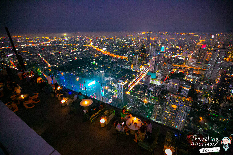 태국 방콕 여행 마하나콘 전망대 티켓 할인 예약 스카이워크 야경