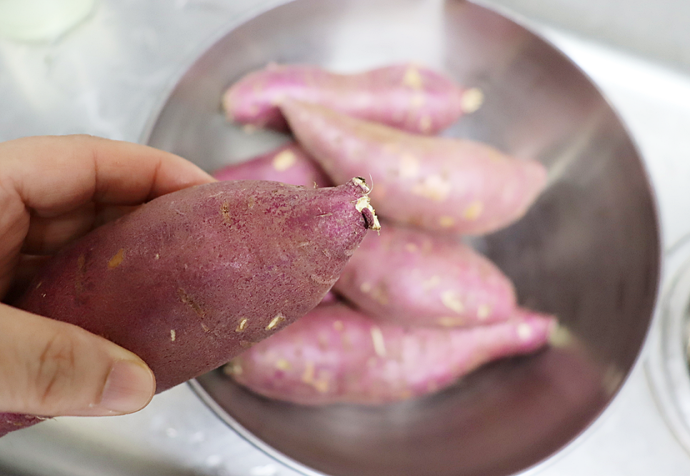 군고구마 에어프라이어 고구마 굽기 시간 꿀고구마 간식 만들기 군고구마요리