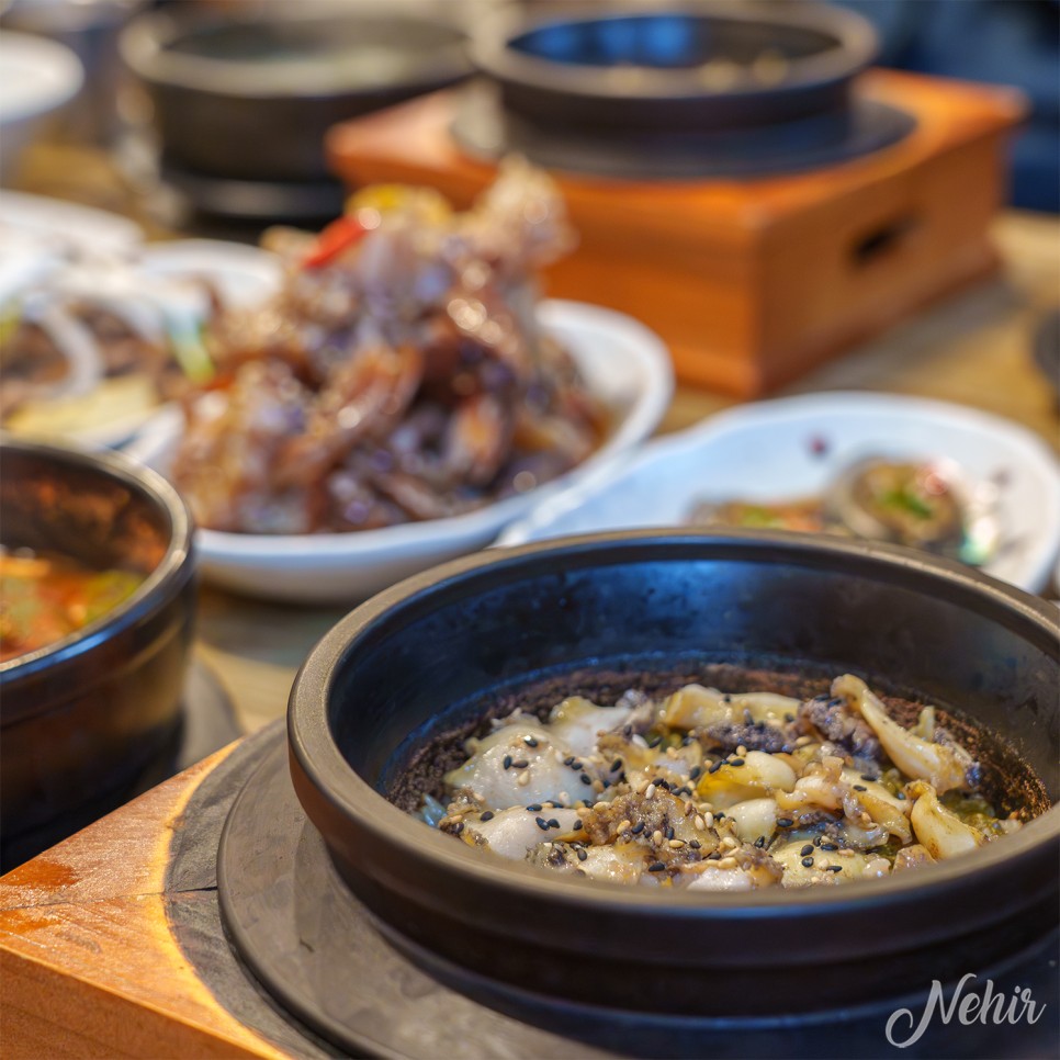 제주공항 근처 아침식사 장모식탁 한정식