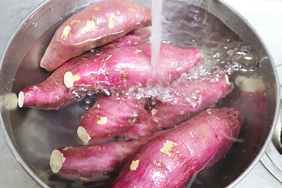 군고구마 에어프라이어 고구마 굽기 시간 꿀고구마 간식 만들기 군고구마요리