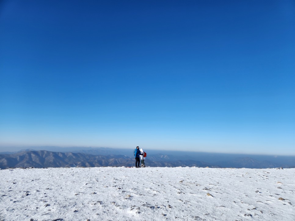 하루에 2번 등산 - 태백산 유일사 코스, 함백산