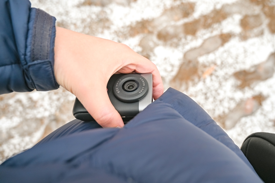 캐논 파워샷 V10 4K 컴팩트 브이로그 카메라 겨울나들이 해봐요