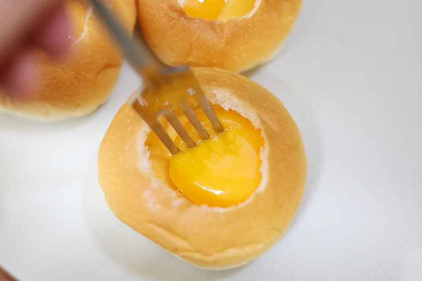 에어프라이어 계란빵 만들기 모닝빵 계란빵 간식 계란요리