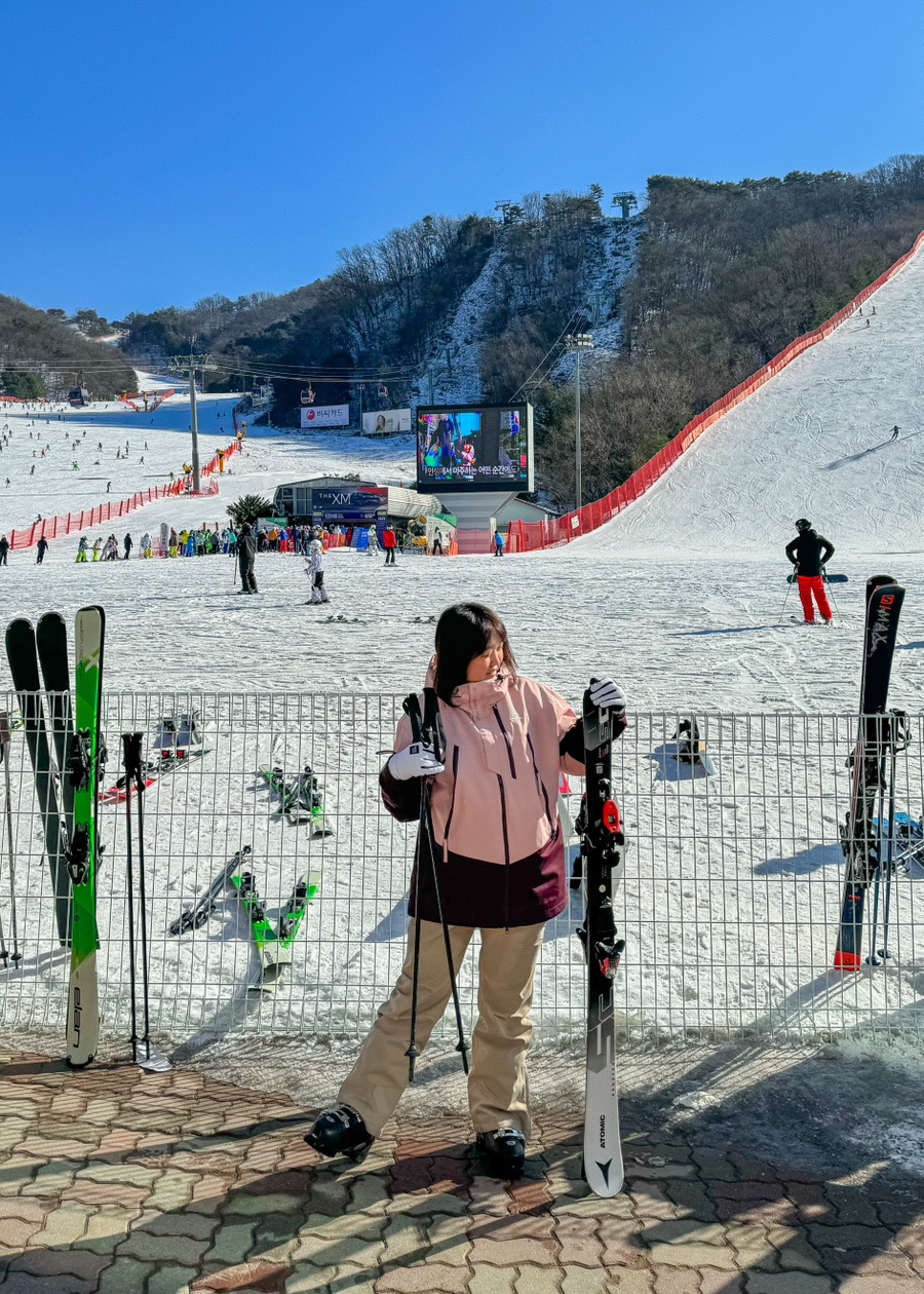 홍천 비발디파크 스키장 렌탈샵 국가대표 픽업가능