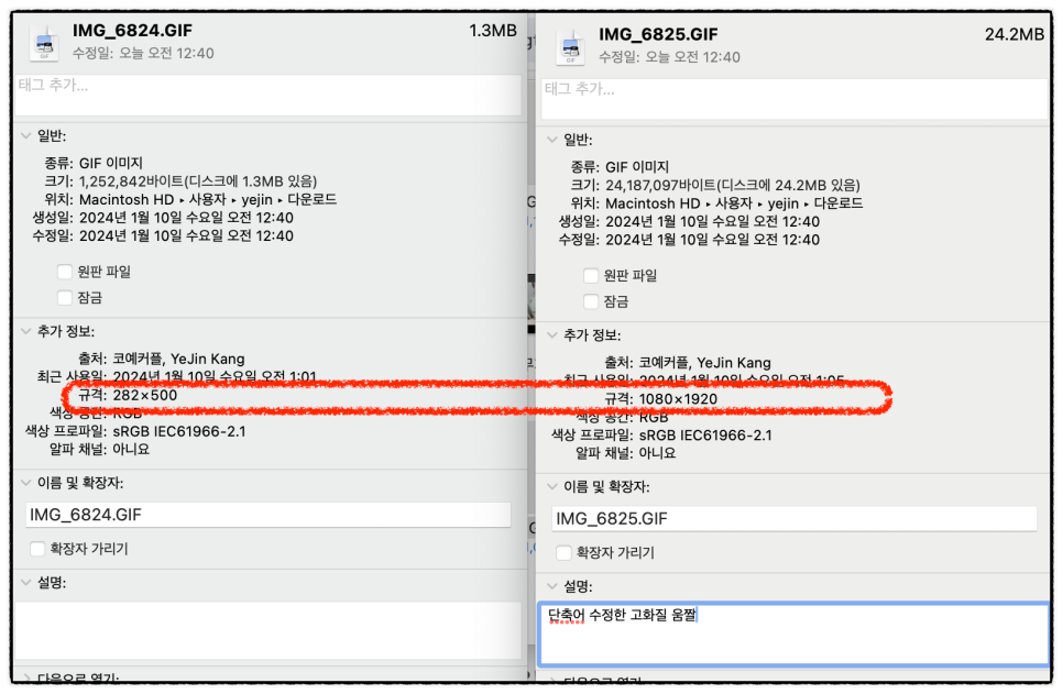 아이폰 gif 만들기 고화질 움짤 만드는 법