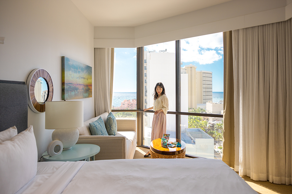1월 해외여행지 추천 하와이섬 하와이 신혼여행 호텔 하얏트 센트릭 와이키키 비치