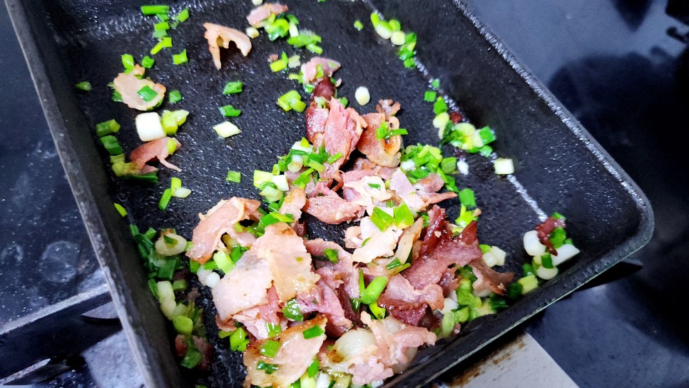 아침 간편식 베이컨 쪽파크림치즈 베이글 샌드위치 맛있게 먹는법 베이글굽기