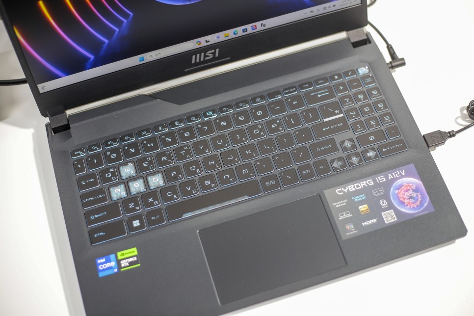 가성비 게이밍 노트북 추천, MSI 사이보그 15 A12VF RTX4060 탑재