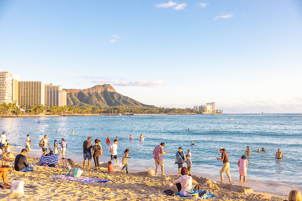1월 해외여행지 추천 하와이섬 하와이 신혼여행 호텔 하얏트 센트릭 와이키키 비치