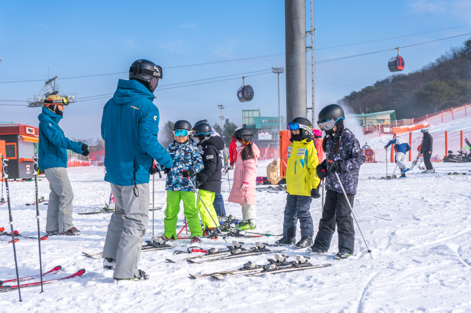 비발디파크 어린이 스키강습 렌탈샵 스키장 강습 후기