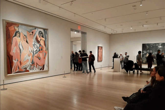 딸의 직장이 잘 있는지 확인하고, 뉴욕 현대미술관(Museum of Modern Art) - 모마(MoMA) 구경하기