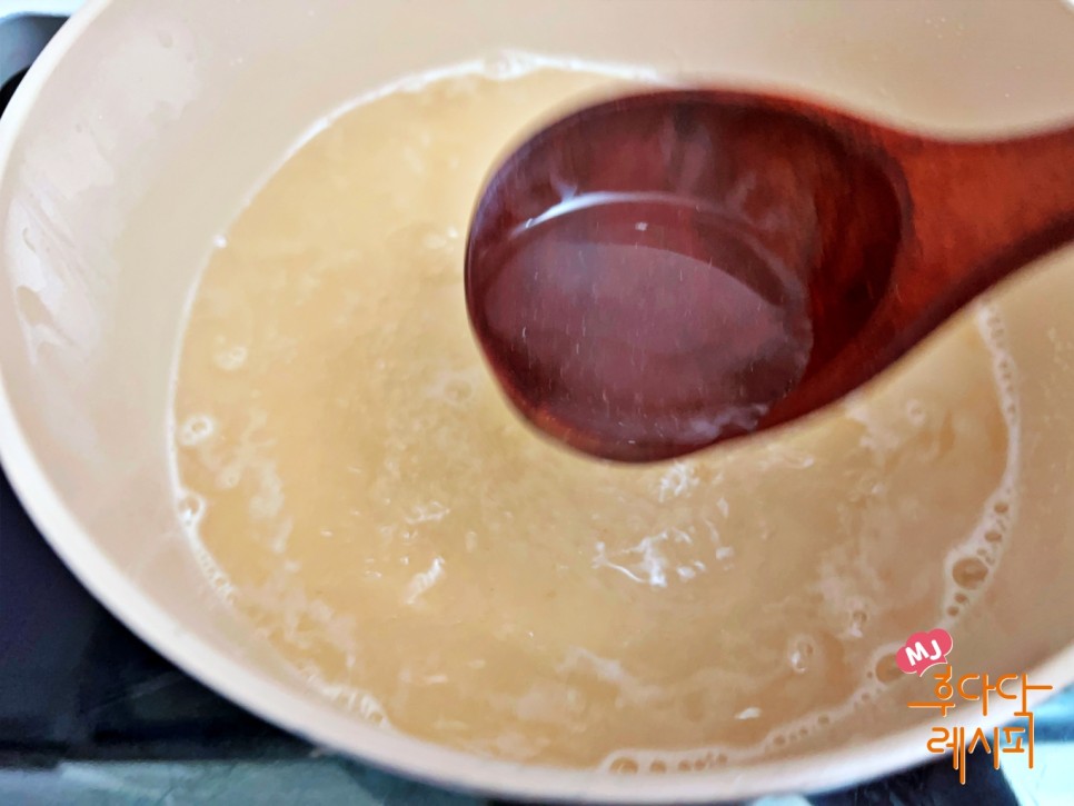 도토리묵사발 만들기 멸치육수 묵사발 도토리 묵밥 만들기 도토리온묵밥