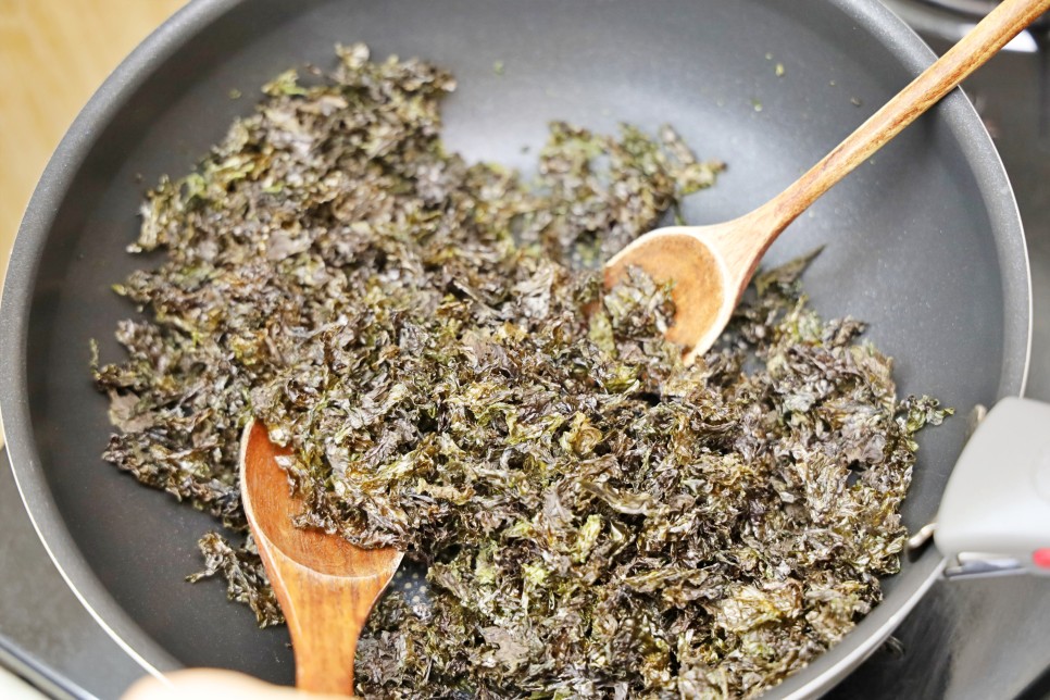 김자반 파래김 볶음 간단한 밑반찬 만들기 가정식반찬