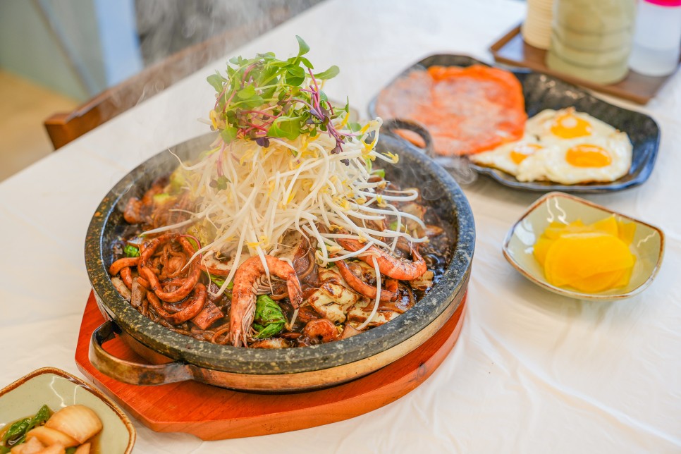 태안 만리포 맛집 천리포수목원 근처 돌짜장 추천