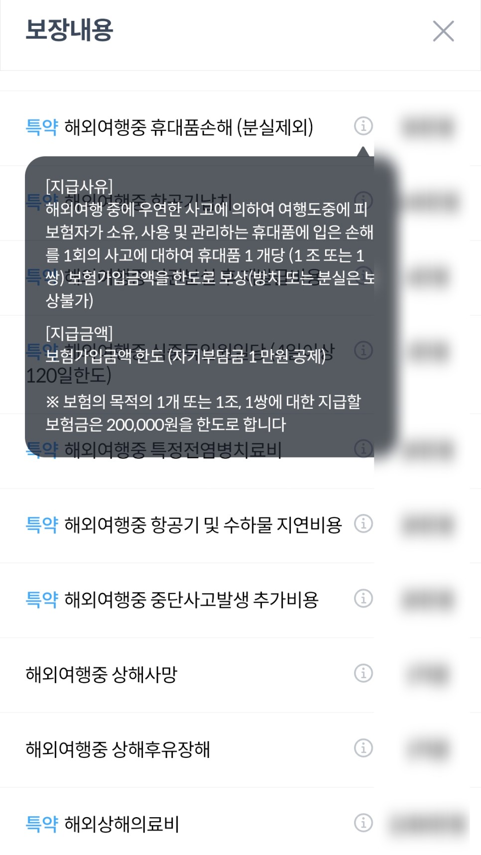 여행자보험 비교사이트 < 토글 > 해외여행보험 후기